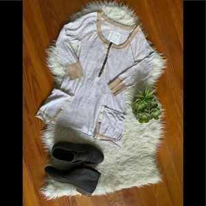 Free People 3/4 Sleeve Top (with pockets 🤍)